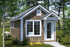 House Blueprint - Cottage Exterior - Front Elevation Plan #513-2426