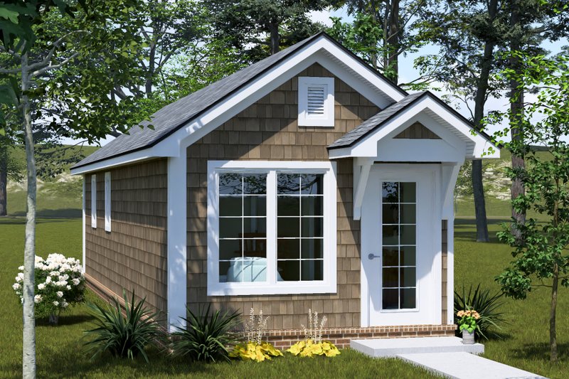 House Blueprint - Cottage Exterior - Front Elevation Plan #513-2426