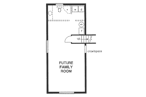 Traditional Floor Plan - Lower Floor Plan #18-9069