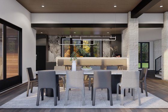 Interior - Kitchen 1 for Modern House Plan #923-432 - 4 bed, 5.5 bath