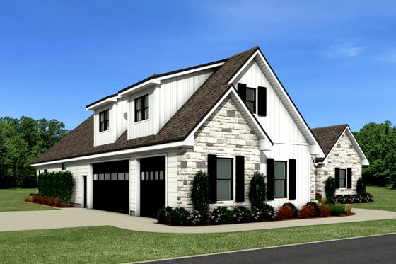 Exterior - Front Elevation 5 for Craftsman House Plan #1084-4 - 3 bed, 2.5 bath