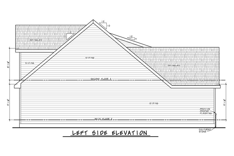 Dream House Plan - Exterior - Other Elevation 1 for Cottage House Plan #20-2486 - 3 bed, 2.5 bath