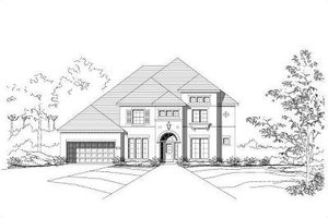 Traditional Exterior - Front Elevation Plan #411-392