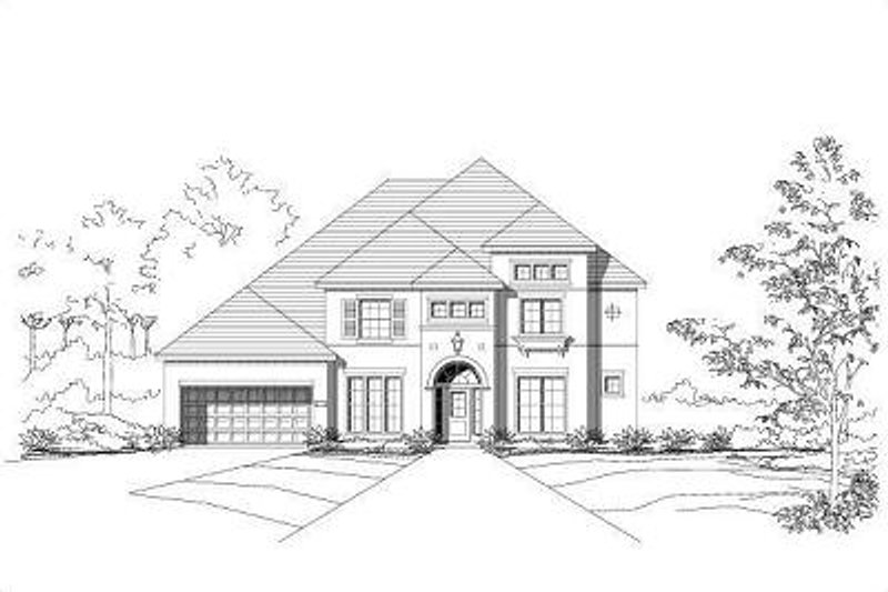 Traditional Style House Plan - 4 Beds 4.5 Baths 4001 Sq/Ft Plan #411-392
