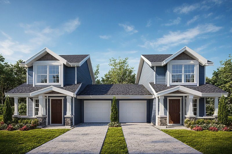 Dream House Plan - Craftsman Exterior - Front Elevation Plan #124-812