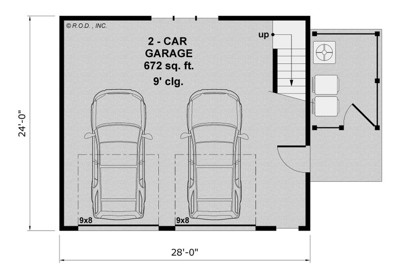 Dream House Plan - Floor Plan - Main Floor for Traditional House Plan #51-1580 - 1 bed, 1 bath