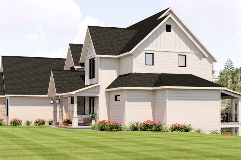 House Design - Exterior - Other Elevation for Modern House Plan #1064-478 - 5 bed, 3.5 bath