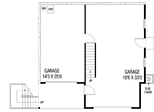 Dream House Plan - Traditional Floor Plan - Lower Floor Plan #60-389