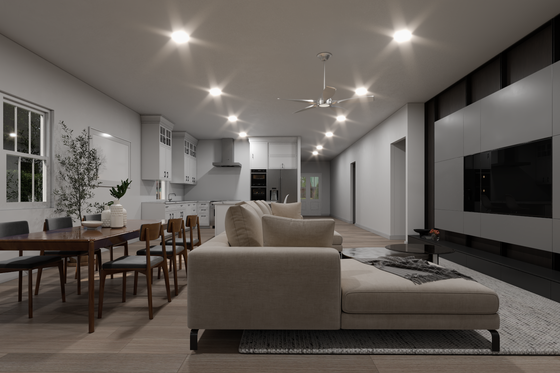 Interior - Dining Room for Farmhouse House Plan #1112-11 - 4 bed, 3.5 bath