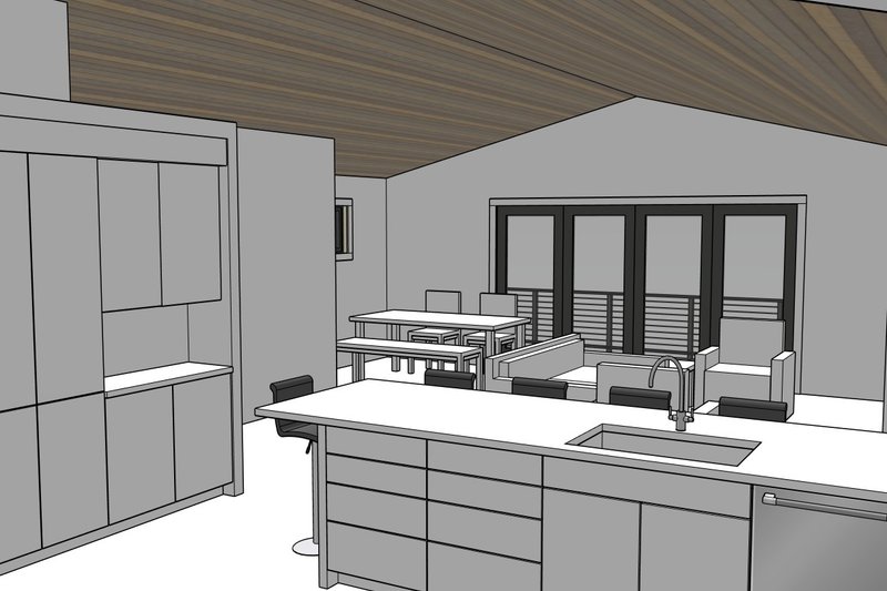 Home Plan - Interior - Other for Barndominium House Plan #1105-11 - 2 bed, 1.5 bath