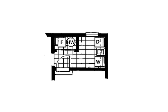 Floor Plan - Other Floor for Ranch House Plan #47-326 - 3 bed, 2 bath