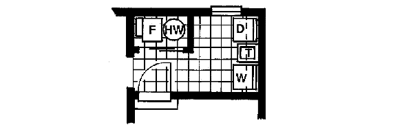 Floor Plan - Other Floor for Ranch House Plan #47-326 - 3 bed, 2 bath