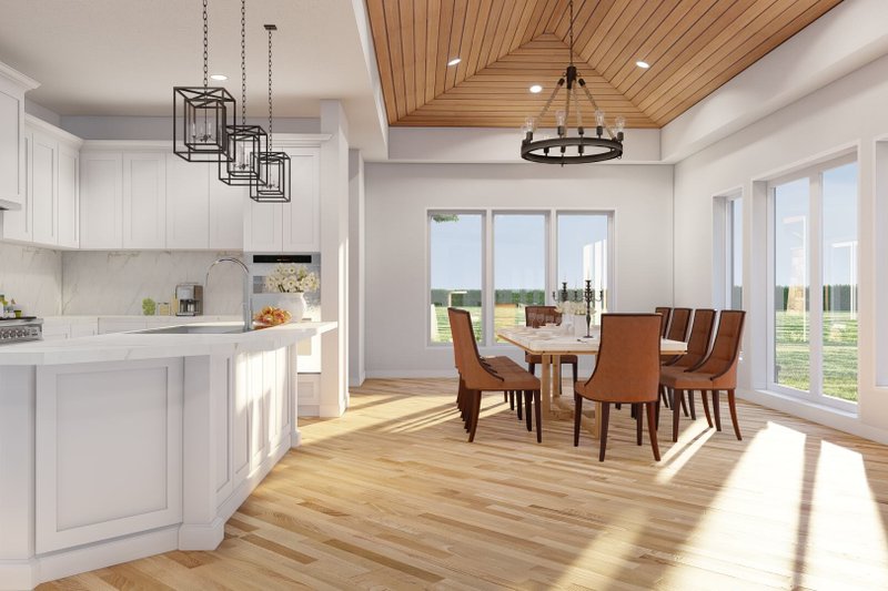 Dream House Plan - Interior - Dining Room for Contemporary House Plan #17-3390 - 4 bed, 3.5 bath