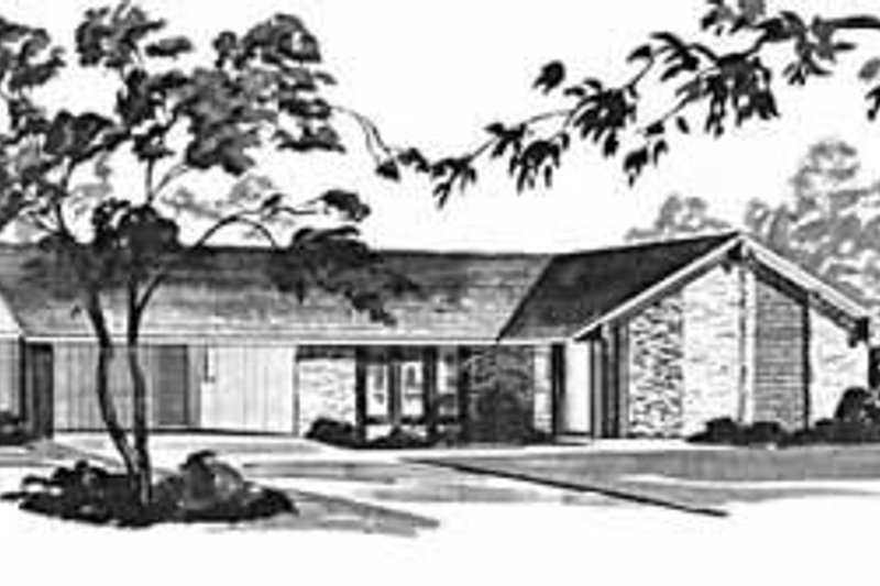 Dream House Plan - Ranch Exterior - Front Elevation Plan #36-361