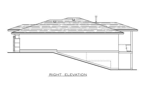 Exterior - Other Elevation 1 for Modern House Plan #1100-1 - 2 bed, 2 bath