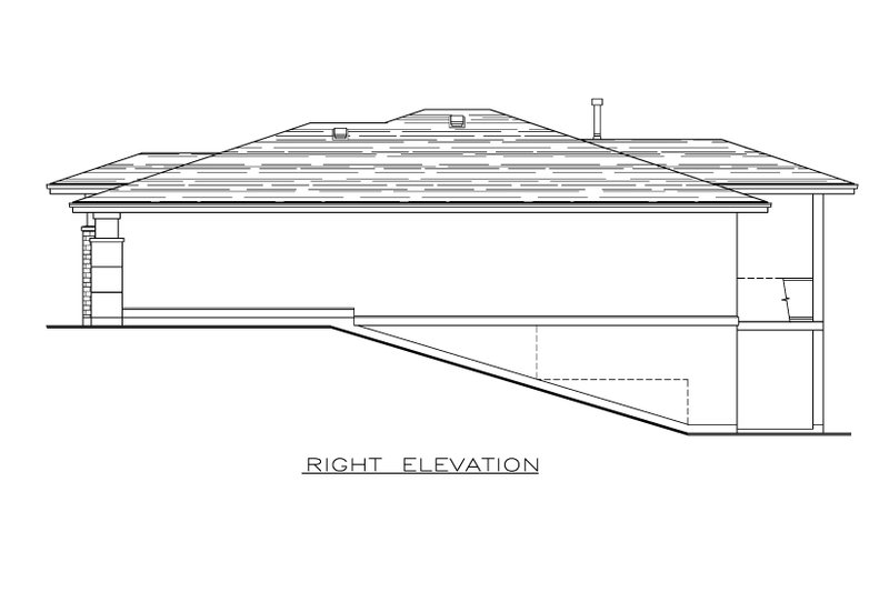 Architectural House Design - Exterior - Other Elevation 1 for Modern House Plan #1100-1 - 2 bed, 2 bath