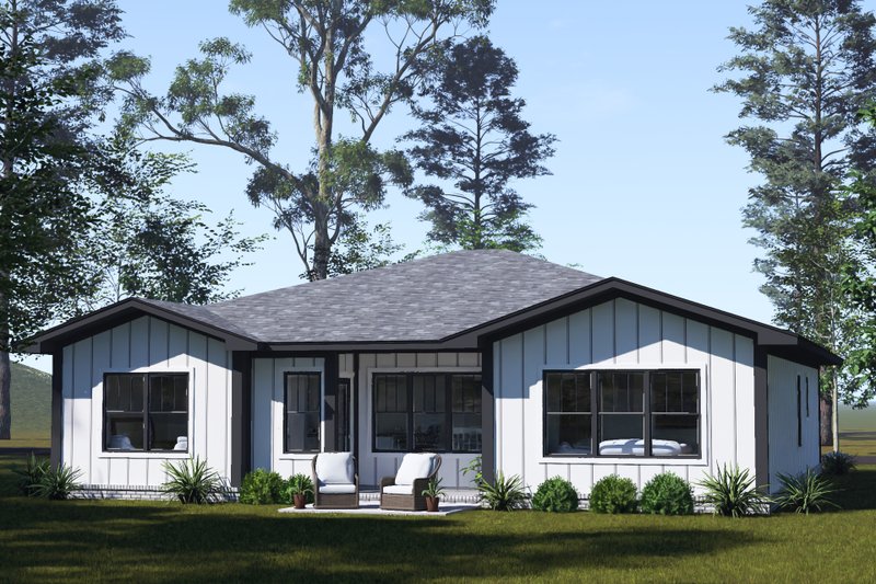 Dream House Plan - Exterior - Other Elevation 3 for Modern House Plan #513-2490 - 3 bed, 3 bath