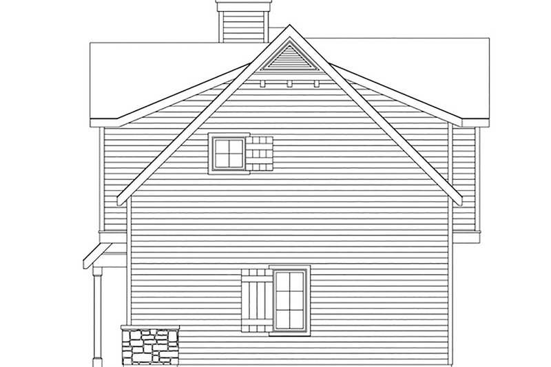 Dream House Plan - Exterior - Other Elevation for Country House Plan #22-605 - 1 bed, 1 bath