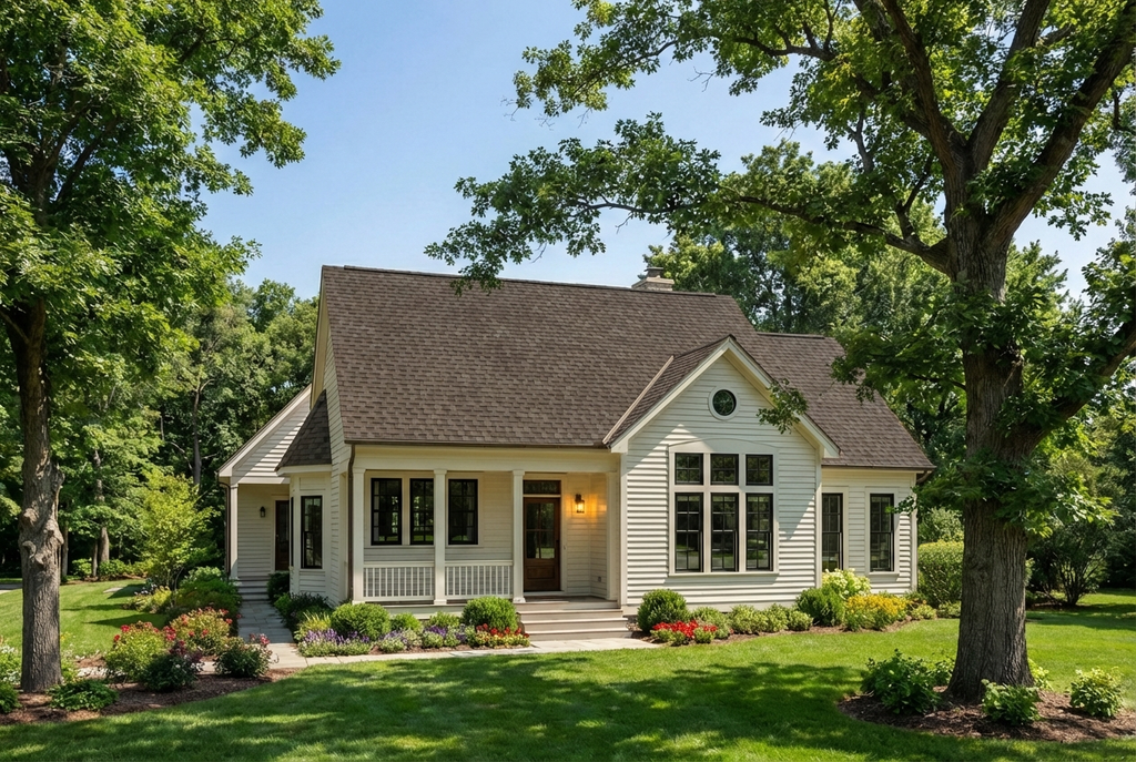 Exterior - Front Elevation 2 for Traditional House Plan #406-266 - 3 bed, 2 bath
