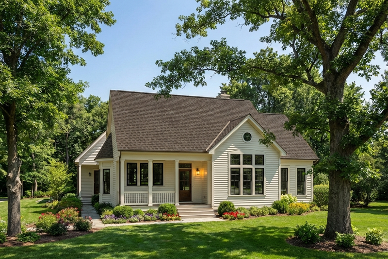 Home Plan - Exterior - Front Elevation 2 for Traditional House Plan #406-266 - 3 bed, 2 bath