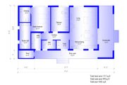 Modern Style House Plan - 2 Beds 2 Baths 1072 Sq/Ft Plan #549-19 