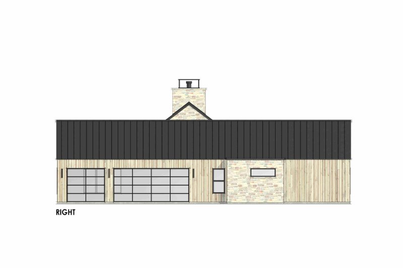 House Design - Exterior - Other Elevation 1 for Modern House Plan #1096-58 - 4 bed, 3.5 bath