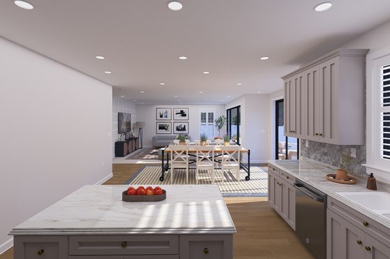 Interior - Kitchen for Traditional House Plan #1060-268 - 3 bed, 2.5 bath