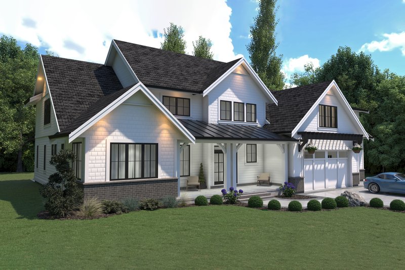 House Design - Exterior - Outdoor Living 3 for Farmhouse House Plan #1086-8 - 4 bed, 3.5 bath