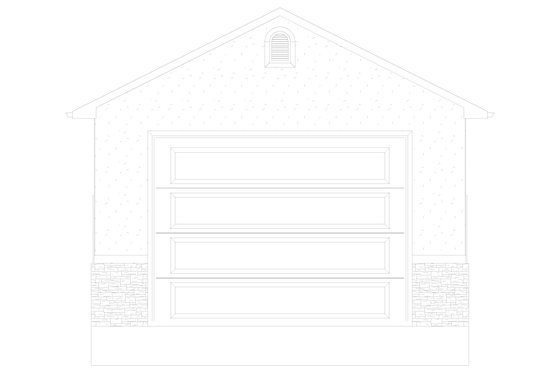 Exterior - Front Elevation 3 for Victorian House Plan #1060-77, 0 bath