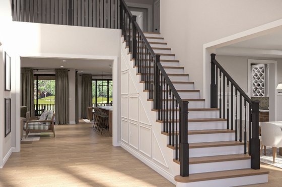 Interior - Entry 1 for Farmhouse House Plan #455-682 - 4 bed, 4.5 bath