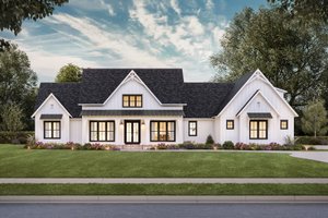 Farmhouse Exterior - Front Elevation Plan #1074-69