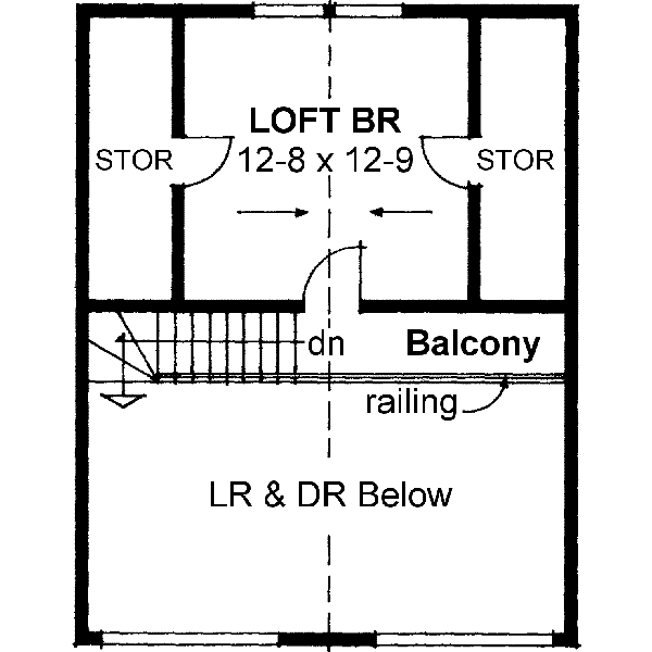 Cottage Floor Plan - Upper Floor Plan #126-140