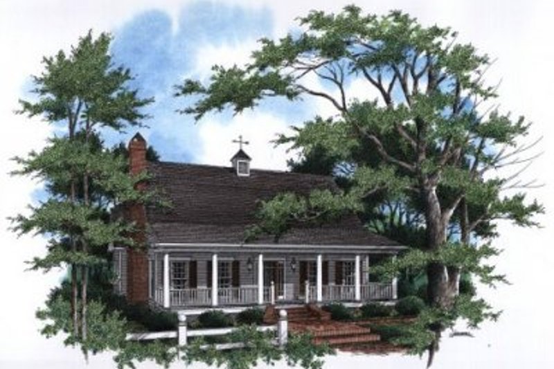 Home Plan - Country Exterior - Front Elevation Plan #41-143