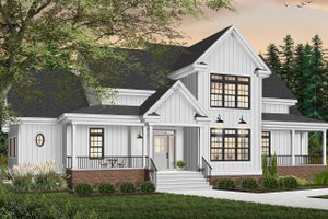 Traditional Exterior - Front Elevation Plan #23-329