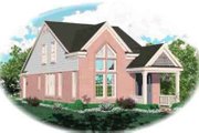 Traditional Style House Plan - 3 Beds 2.5 Baths 1593 Sq/Ft Plan #81-450 