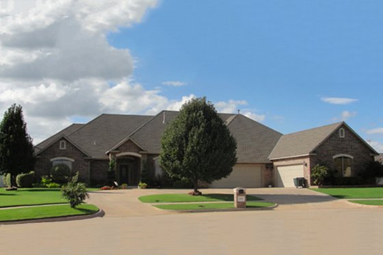 Exterior - Front Elevation for Traditional House Plan #65-243 - 4 bed, 3.5 bath