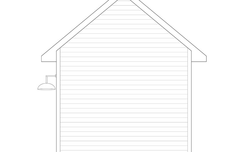 House Blueprint - Exterior - Rear Elevation for Country House Plan #23-2823, 0 bath