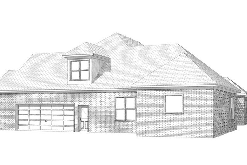 Dream House Plan - Exterior - Other Elevation for Traditional House Plan #63-197 - 4 bed, 2.5 bath