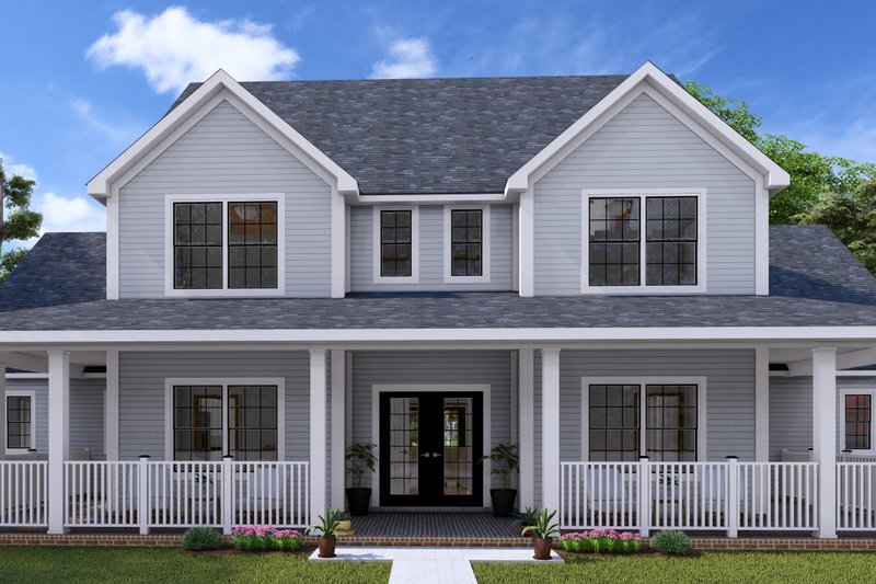 Dream House Plan - Exterior - Other Elevation for Farmhouse House Plan #513-2245 - 4 bed, 3 bath