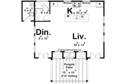 Cottage Style House Plan - 0 Beds 1 Baths 699 Sq/Ft Plan #455-631 Floor 