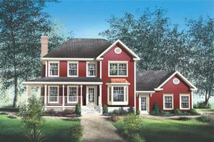 Traditional Exterior - Front Elevation Plan #25-232