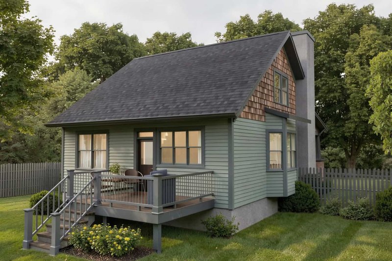 Architectural House Design - Exterior - Front Elevation 4 for Bungalow House Plan #79-339 - 3 bed, 2.5 bath