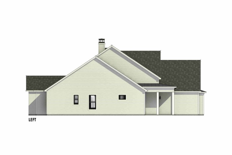 House Blueprint - Exterior - Other Elevation for Farmhouse House Plan #1096-67 - 4 bed, 3 bath