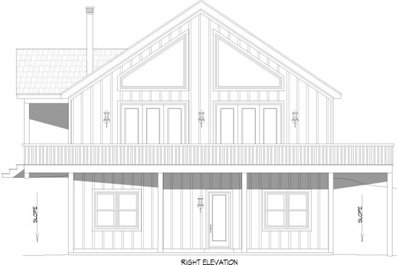 Exterior - Other Elevation 1 for Country House Plan #932-983 - 3 bed, 2.5 bath