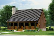 Country Style House Plan - 3 Beds 2.5 Baths 1661 Sq/Ft Plan #923-321 