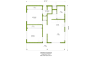 Beach Style House Plan - 2 Beds 2 Baths 745 Sq/Ft Plan #1106-63 