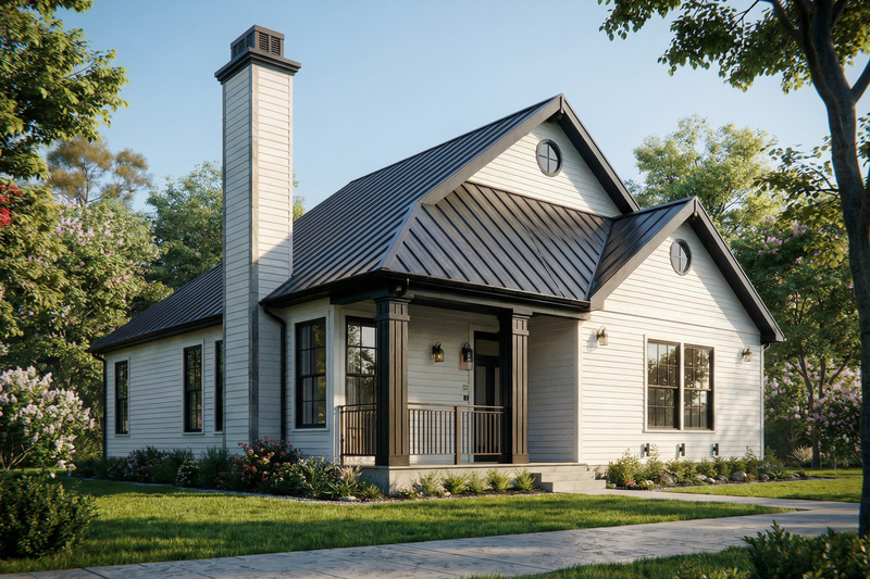 House Plan Design - Exterior - Front Elevation 3 for Bungalow House Plan #515-62 - 3 bed, 2 bath