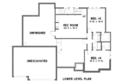 European Style House Plan - 4 Beds 4 Baths 2941 Sq/Ft Plan #67-709 