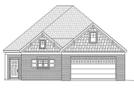 Exterior - Front Elevation 3 for Country House Plan #932-273 - 4 bed, 3 bath