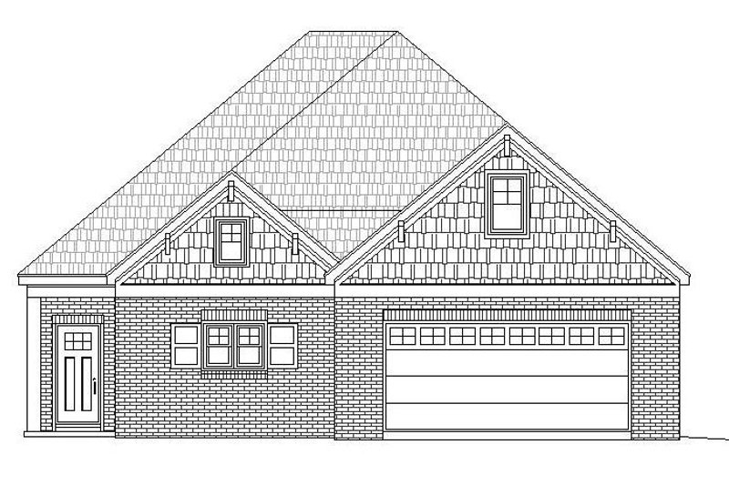 House Blueprint - Exterior - Front Elevation 3 for Country House Plan #932-273 - 4 bed, 3 bath